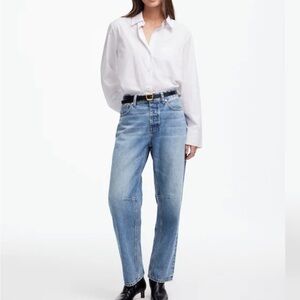 Madewell darted barrel leg Jean size 31